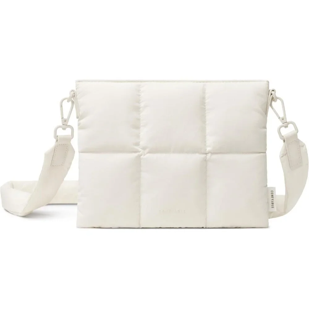 Puffer Crossbody Bag Nylon Small Compact Purse for Women